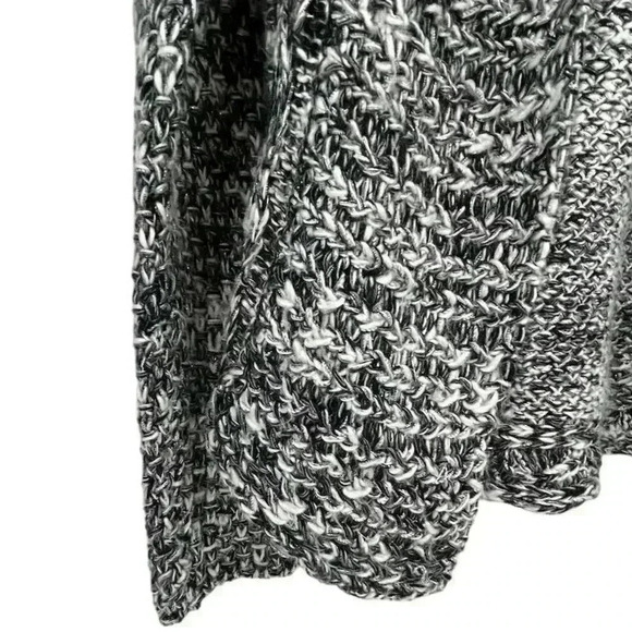Anthropologie Moth Women's XS Gray Chunky Knit Open Front Cardigan - Picture 5 of 8